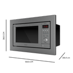 Microondas encastrable GrandHeat 2500 Built-In Steel