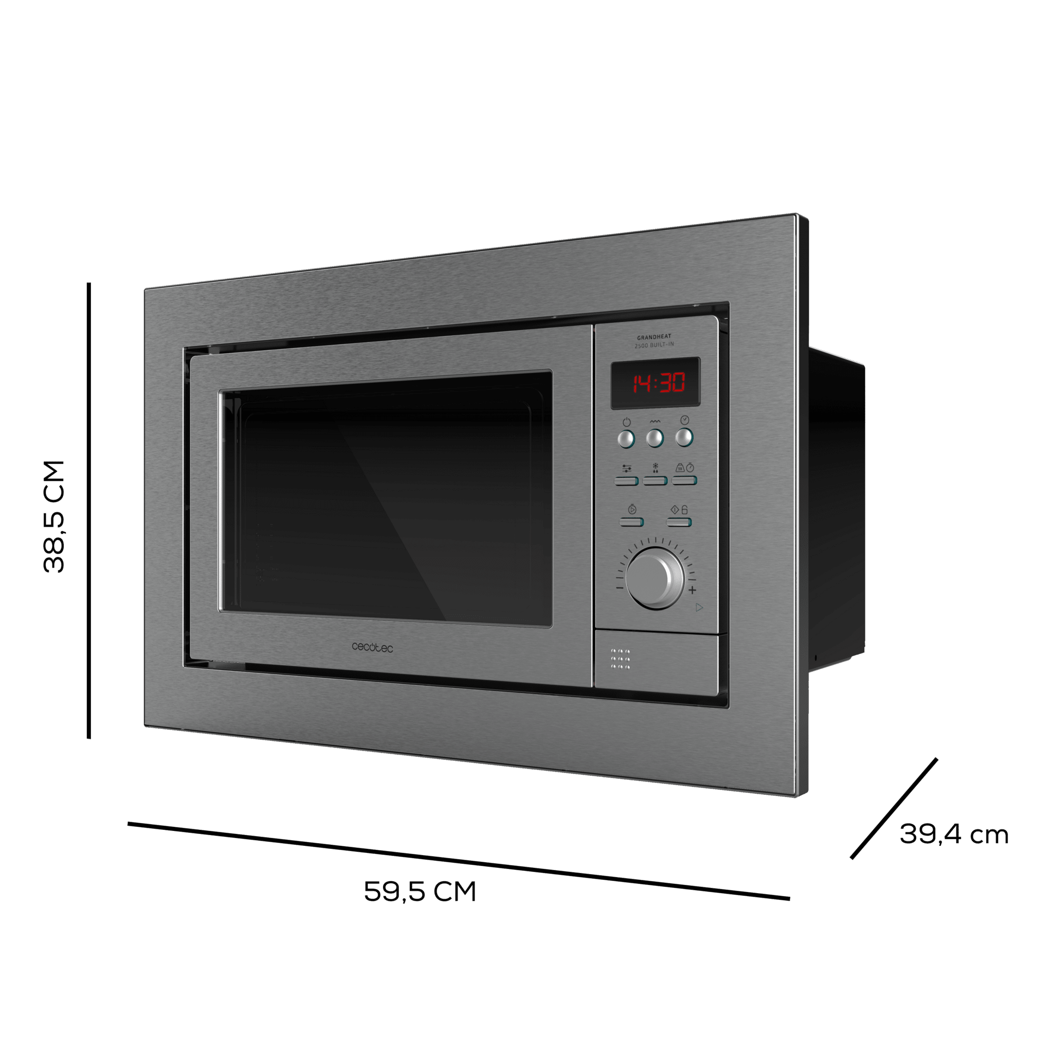 Microondas encastrable GrandHeat 2500 Built-In Steel
