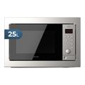 Microondas encastrable GrandHeat 2500 Built-In Steel Black