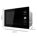 Microondas encastrable GrandHeat 2590 Built-In Black