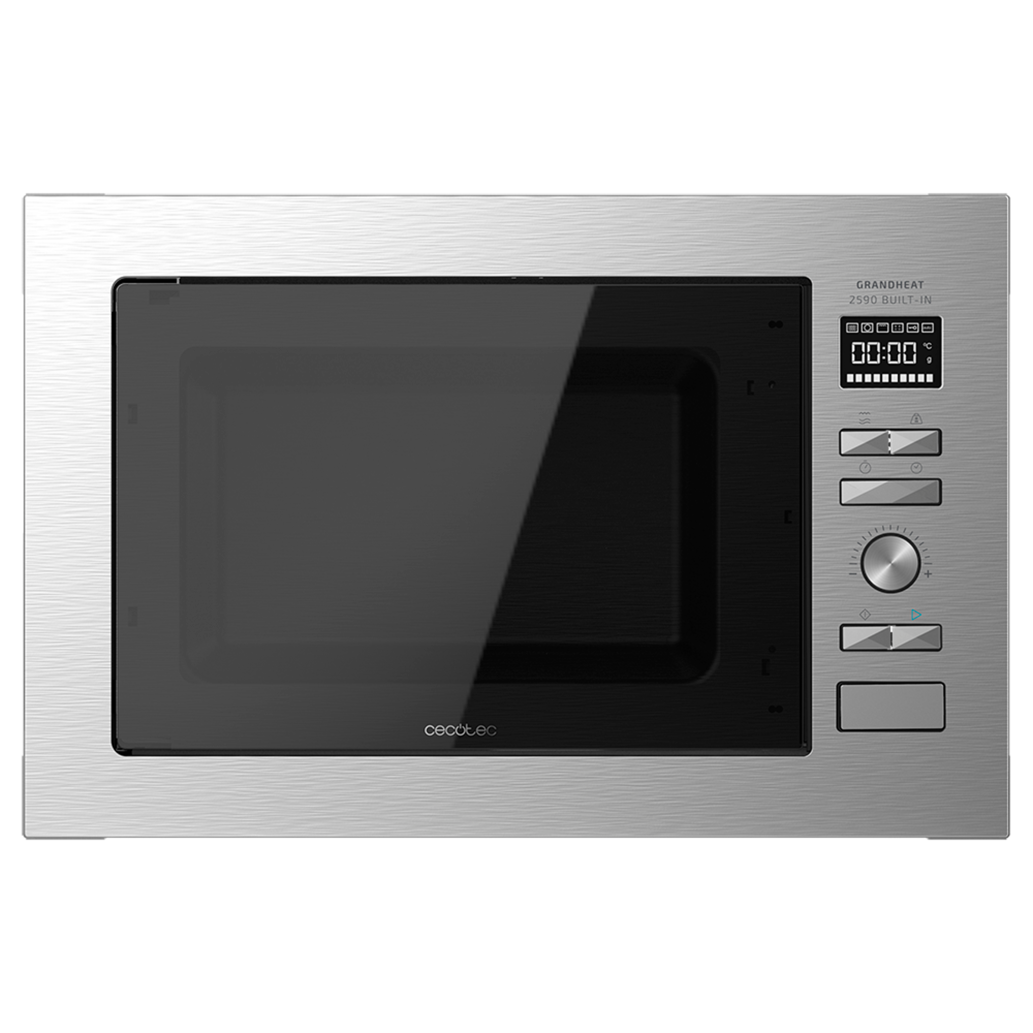 Microondas encastrable grandheat 2590 built-in steel black