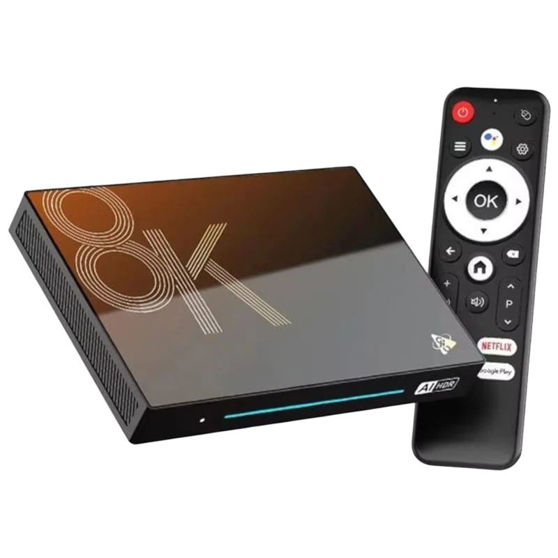 H96 MAX M9S 8K RK3576 8GB/128GB Wifi 6 Android 14 Negro - Android TV