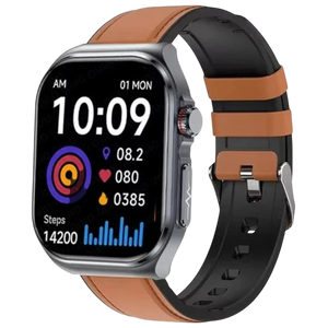 Hello ET585 Cuero  Marrón - Reloj inteligente