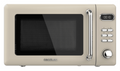 Cecotec 01714 microondas Beige Microondas con grill Encimera 20 L 700 W