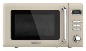 Cecotec 01714 microondas Beige Microondas con grill Encimera 20 L 700 W