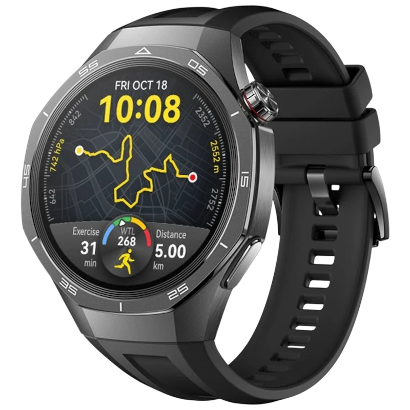 Huawei Watch GT5 Pro 46mm GPS Correa Fluoroelastómero Negro - Reloj Inteligente