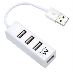 Ewent EW1122 hub de interfaz USB 2.0 Blanco