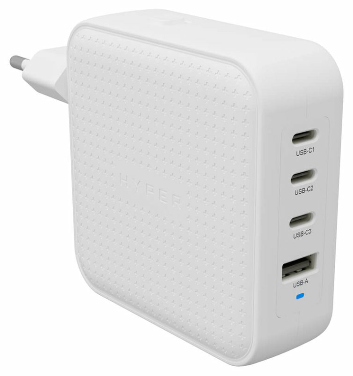 HYPER HJ1002WHWWGL cargador de dispositivo móvil Portátil, Smartphone, Tableta Blanco Corriente alterna Carga rápida Interior