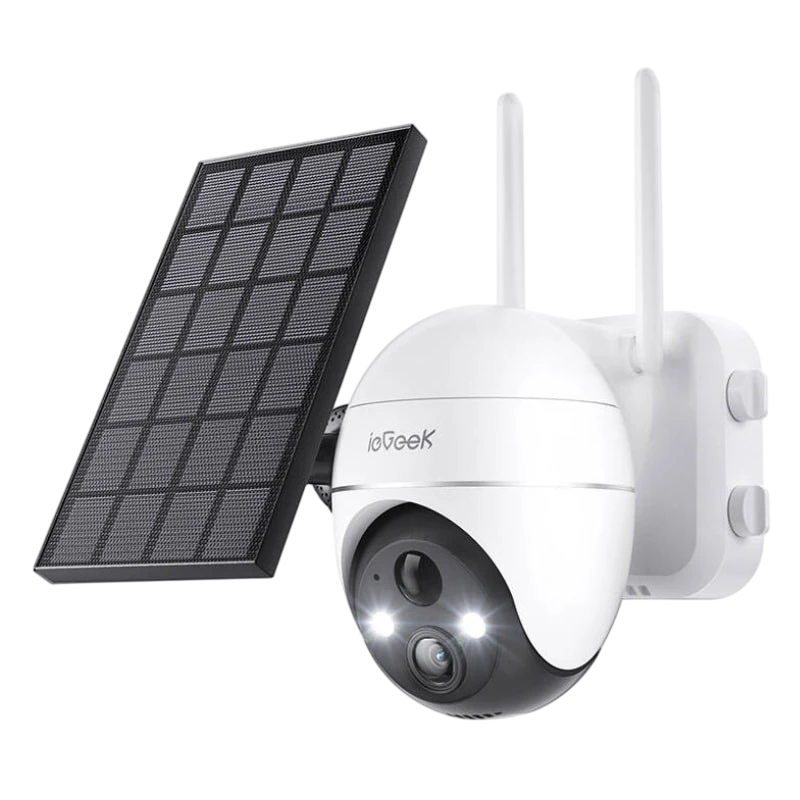 ieGeek ZS-GX4S Blanco 2K WiFi Solar IP65 Cámara de vigilancia