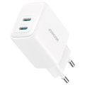 Cargador de carga rápida Joyroom con doble puerto 20W Tipo-C