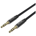 CABLE AUDIO ESTEREO JACK 3.5/M JACK 3.5/M 0.5 M NEGRO VENTION