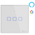 Interruptor Táctil Programable Sonoff T2 3C WiFi