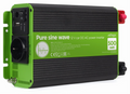 EnerGenie EG-PWC-PS500-01 adaptador e inversor de corriente Auto 500 W Negro, Verde