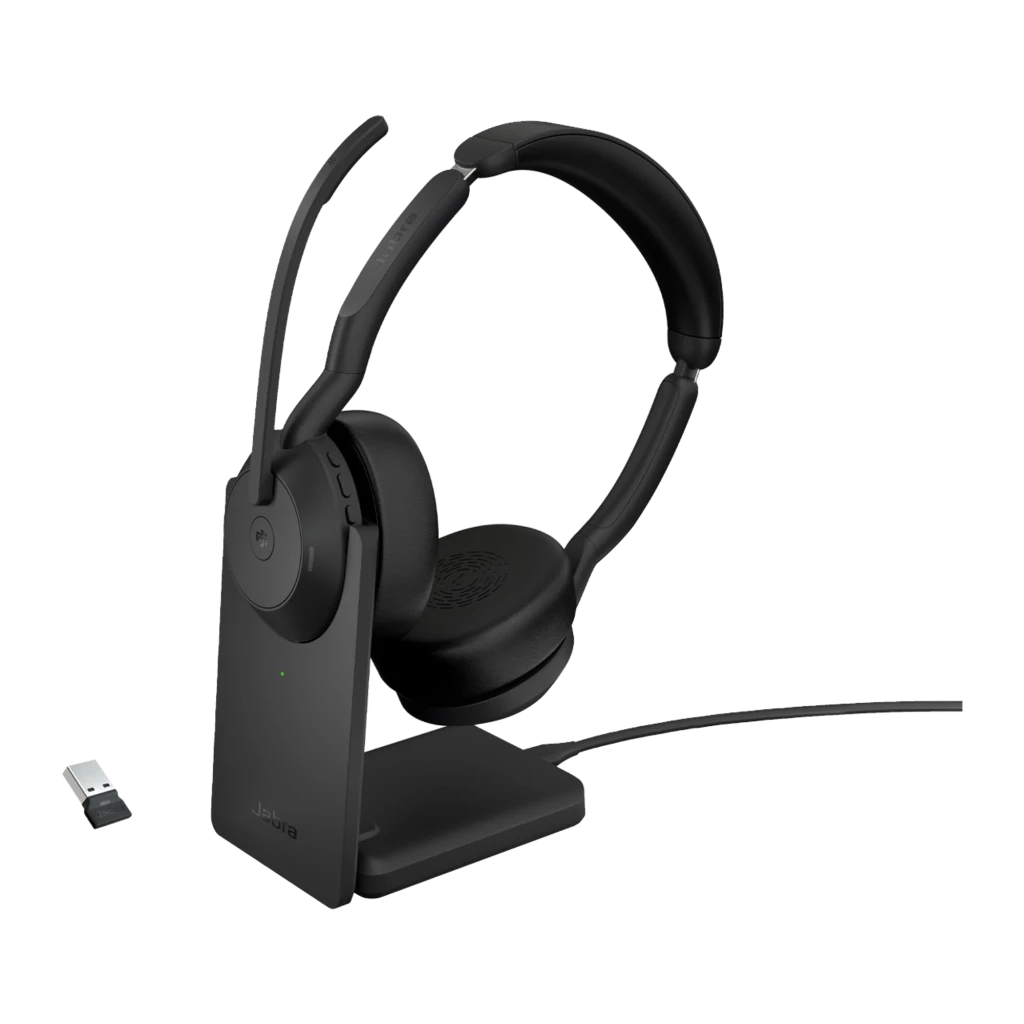 Jabra Headset Evolve2 55 MS Stereo On-Ear Schwarz 25599-999-989