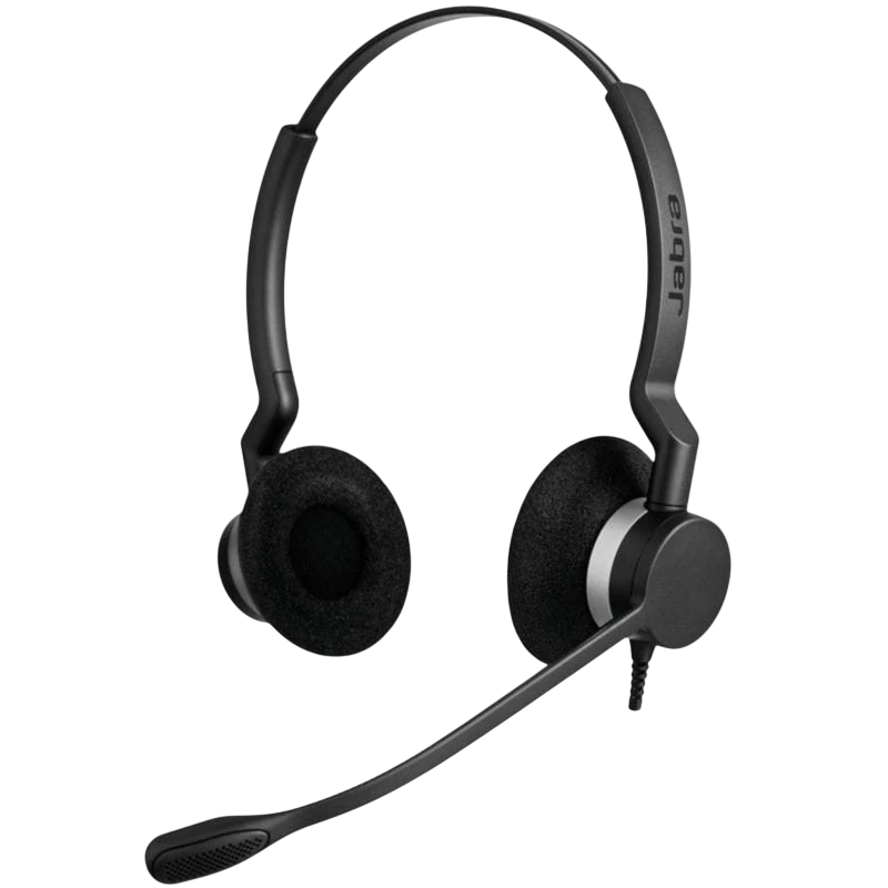 Jabra Biz 2300 Duo UC Negro Diadema con micrófono Auriculares