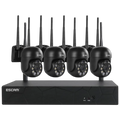 Kit videovigilancia IP Escam WNK614 Wifi 3MP 4 Cámaras