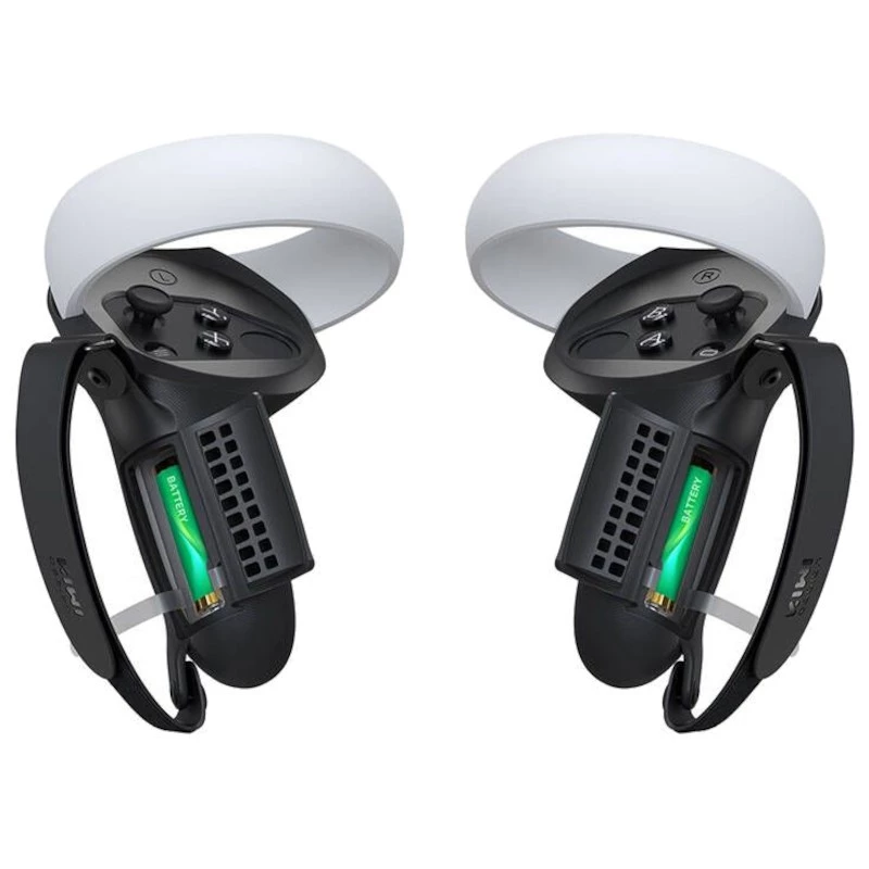 Fundas protectoras con Asa Kiwi Design Q1 PRO-2.2 con protector de batería para Meta Quest 2 Negro
