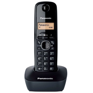 Panasonic KX-TG1611 Negro - Teléfono inálambrico DECT