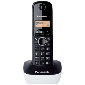 Panasonic KX-TG1611 Negro, Blanco - Teléfono inálambrico DECT