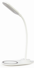 Gembird TA-WPC10-LED-01-W cargador de dispositivo móvil Smartphone Blanco CC Cargador inalámbrico Interior