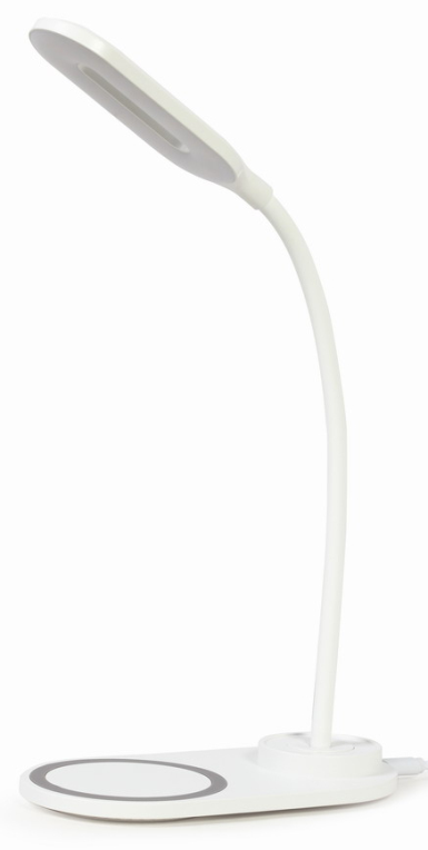Gembird TA-WPC10-LED-01-W cargador de dispositivo móvil Smartphone Blanco CC Cargador inalámbrico Interior
