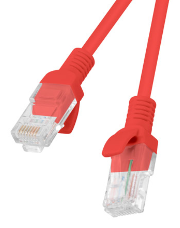 Lanberg PCU5-10CC-0300-R cable de red Rojo 3 m Cat5e U/UTP (UTP)