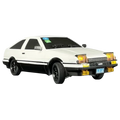 LD1801 AE86 1/18 2.4G (Gyro Version) Drift Blanco - Coche RC