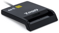 TooQ Lector de Tarjetas Inteligentes DNIe SIM USB-C, Negro