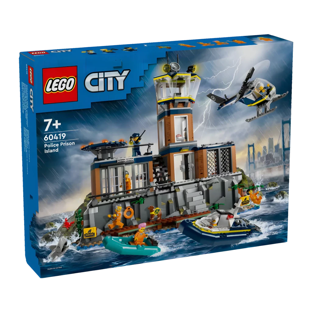 Set de Construcción LEGO City 60419 Comisaría de Policía en la Isla Prisión