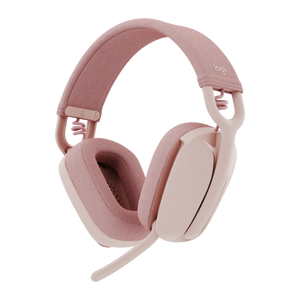 Logitech Zone Vibe 100 Headset full size Bluetooth wireless rose