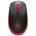 Logitech M190 Negro/Rojo - 1000 DPI