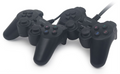 Gembird JPD-UDV2-01 mando y volante Negro USB 2.0 Gamepad Analógico/Digital PC