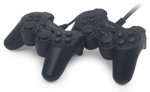 Gembird JPD-UDV2-01 mando y volante Negro USB 2.0 Gamepad Analógico/Digital PC