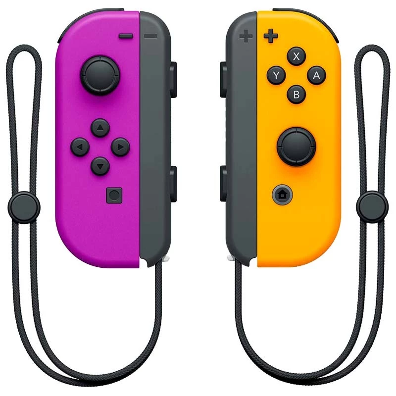 J-C Set Izq/Dcha Púrpura/Naranja Switch 500mAh 15h Mando
