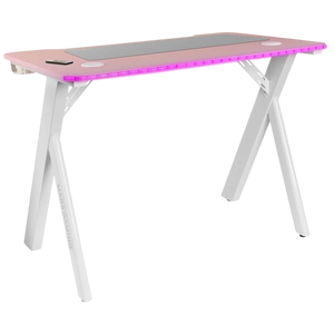 Mesa Gaming Mars Gaming MGD 100 RGB - Rosa