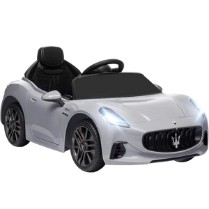 Maserati GranTurismo Folgore 12V Gris - Coche eléctrico para niños