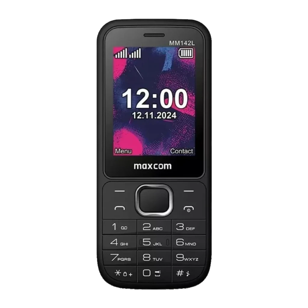 MaxCom Classic MM142L Negro 2,4 pulgadas 240x320 800mAh 2G GSM Dual SIM