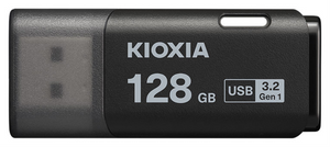 Kioxia LU301K128GG4 unidad flash USB 128 GB USB tipo A 3.2 Gen 1 (3.1 Gen 1) Negro