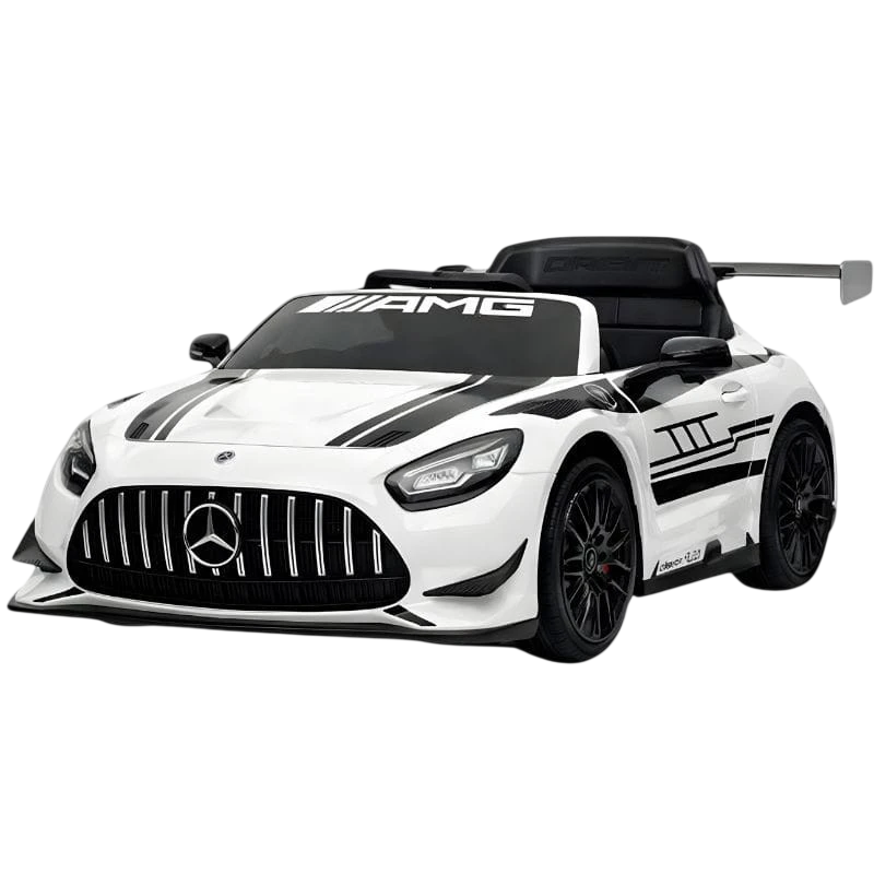 Mercedes AMG GT3 Blanco - Coche eléctrico para niños