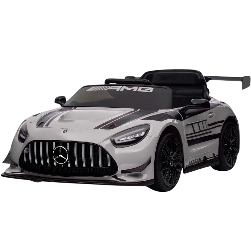 Mercedes AMG GT3 Gris  Coche eléctrico para niños