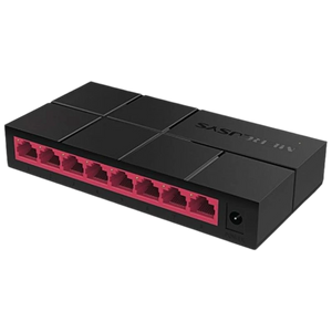 Mercusys MS108G 8 Puertos Gigabit Negro
