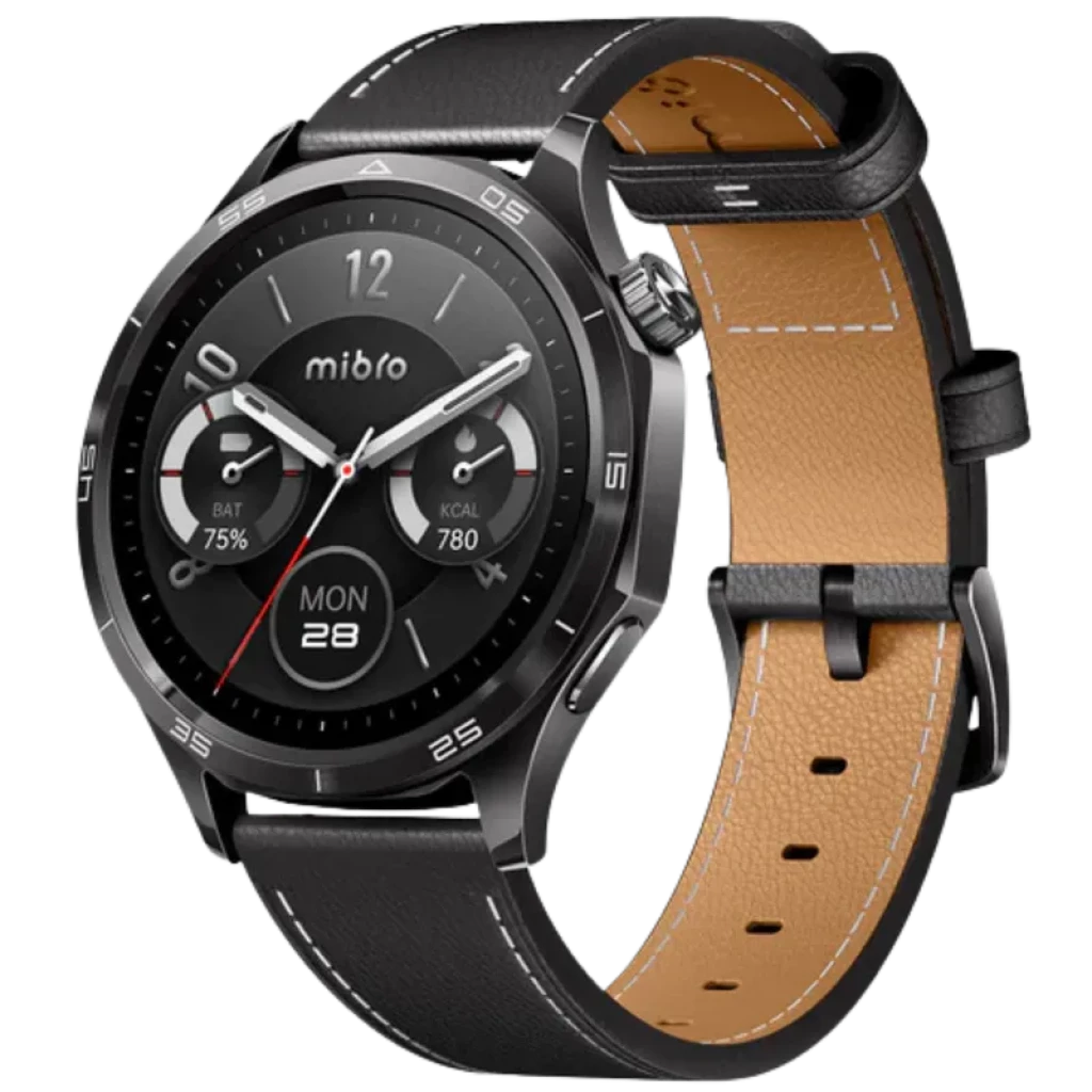 Mibro watch GT leather black