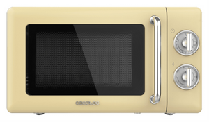 Cecotec 01708 microondas Beige, Acero inoxidable Microondas con grill Encimera 20 L 700 W