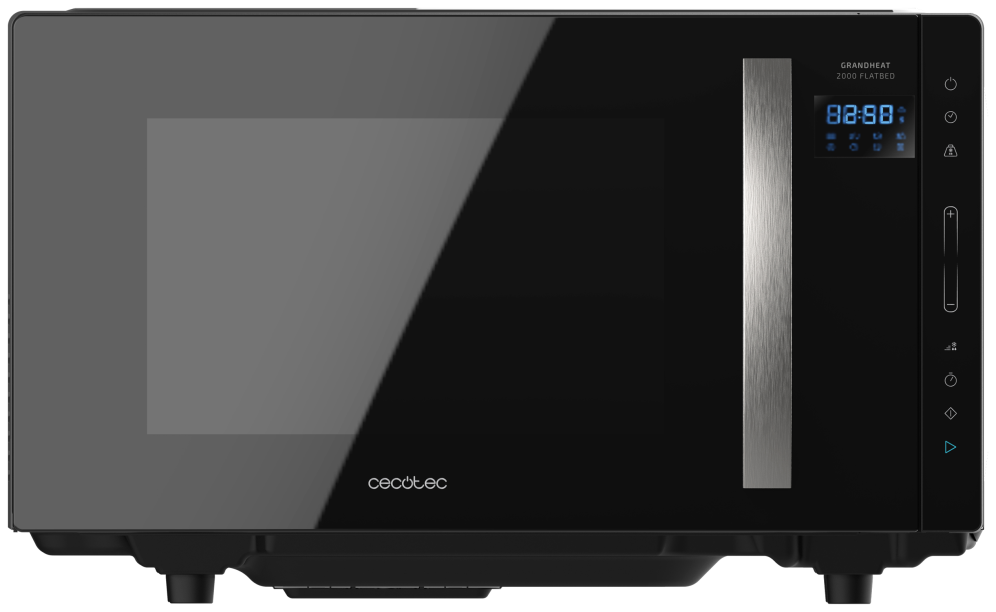 Cecotec GrandHeat 2300 Flatbed Touch Negro Solo microondas Encimera 23 L 800 W