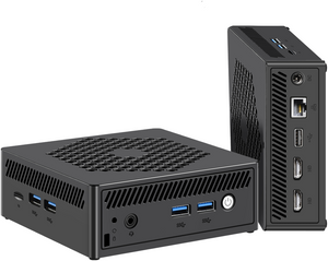 Leotec LEMPC12 PC/estación de trabajo barebone Cubo Negro