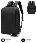 SUBBLIM City Backpack Mochila para portátil 15.6", Poliéster Oxford, Negra