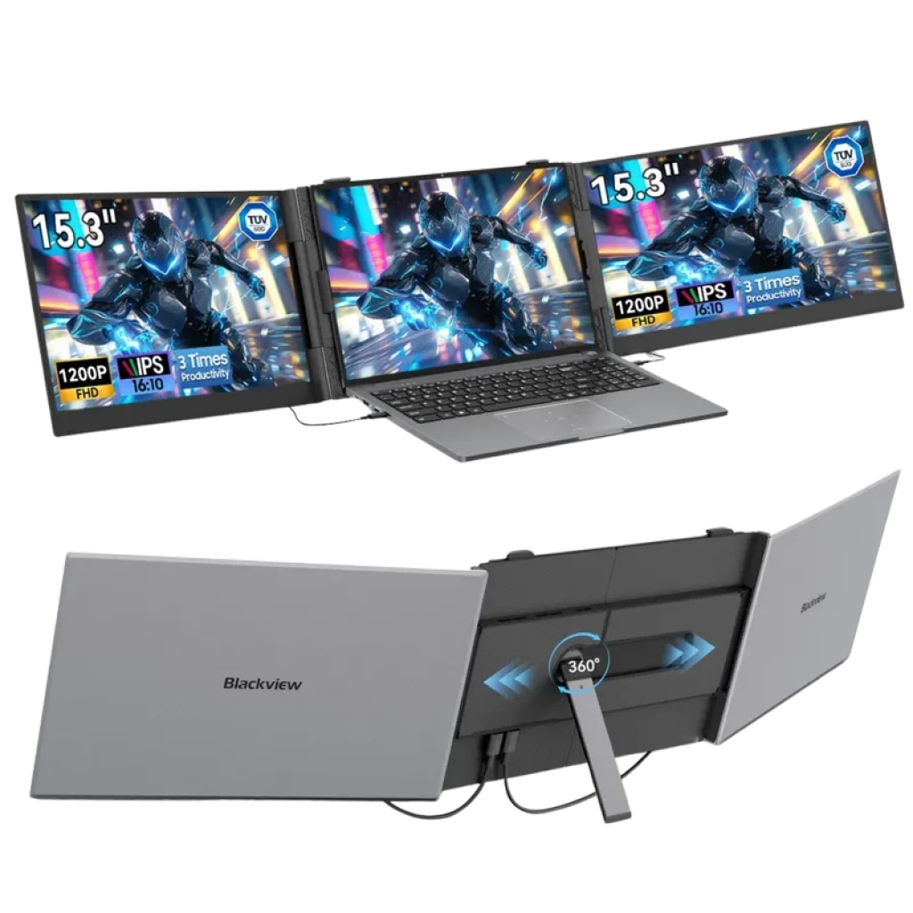 Monitor Portátil Blackview Dcm8  15,3" Full Hd  60 Hz  Ips  Ultrafina  Con Doble Usb-c