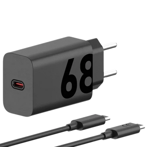 Motorola TurboPower 68W EU Carga rápida - Cargador Universal con cable 1m Negro
