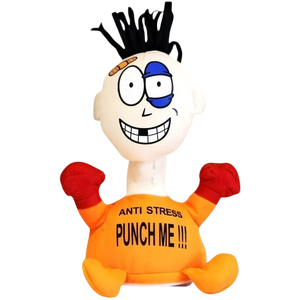 Muñeco Pablo Anti Stress "Punch Me" Naranja