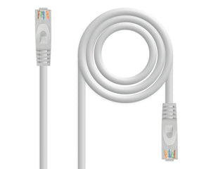 CABLE DE RED LATIGUILLO RJ45 UTP CAT6A AWG24 1 M NANOCABLE